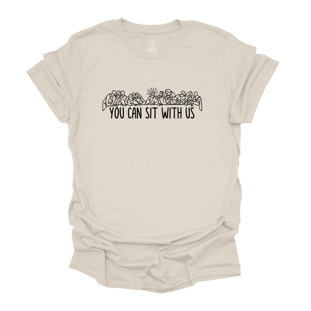 🆕 ‼️ SIT WITH US TEE | S | Eternal Light Co